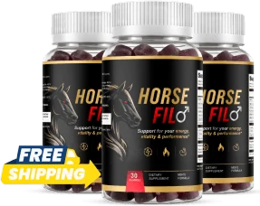 HorseFill men's vitality gummies, three bottle 90 day supply